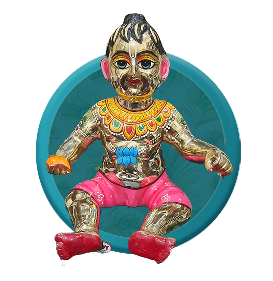 Brass Gopal Lala Statue